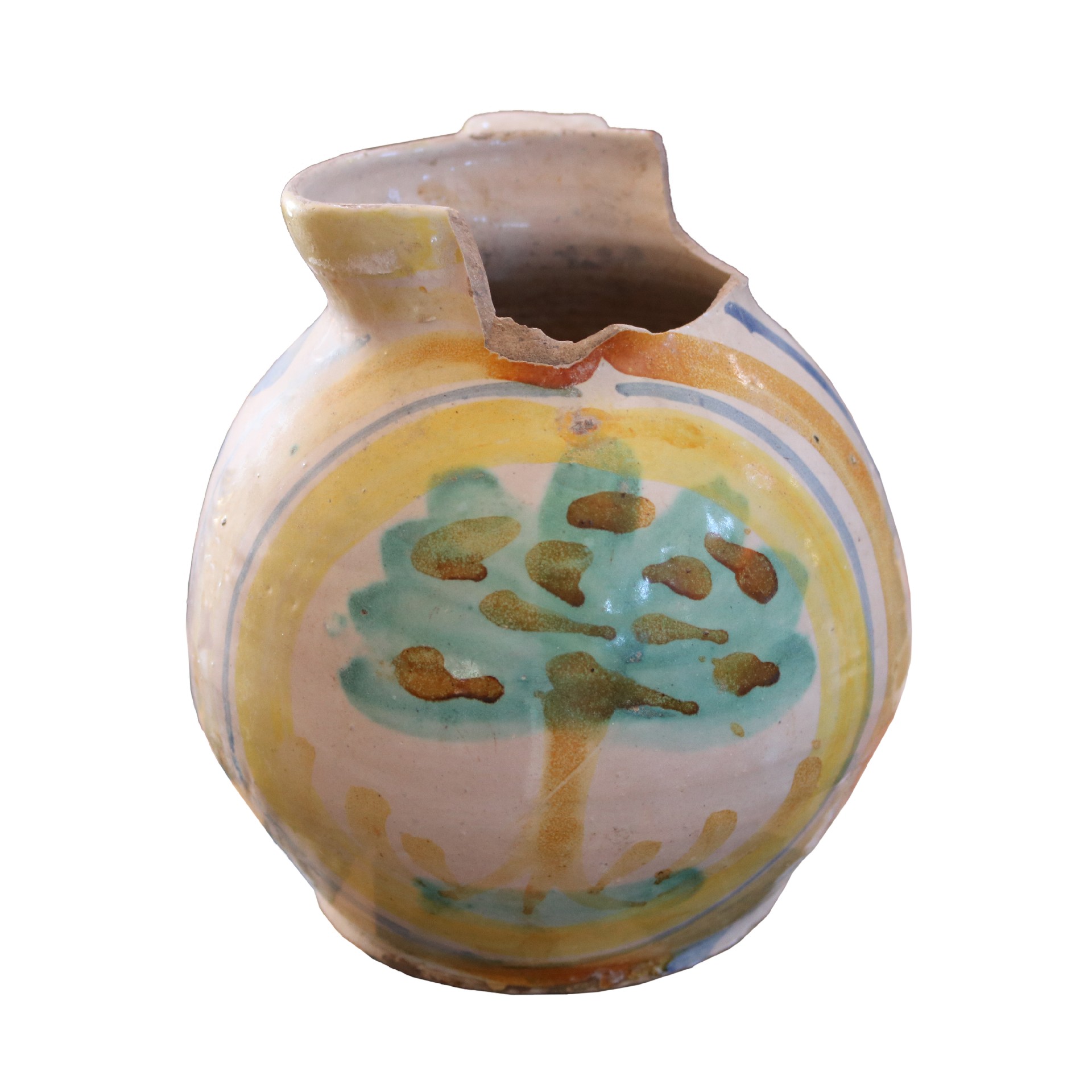 Antica brocca in maiolica. - Ceramiche - Oggettistica - Prodotti - Antichità Fiorillo