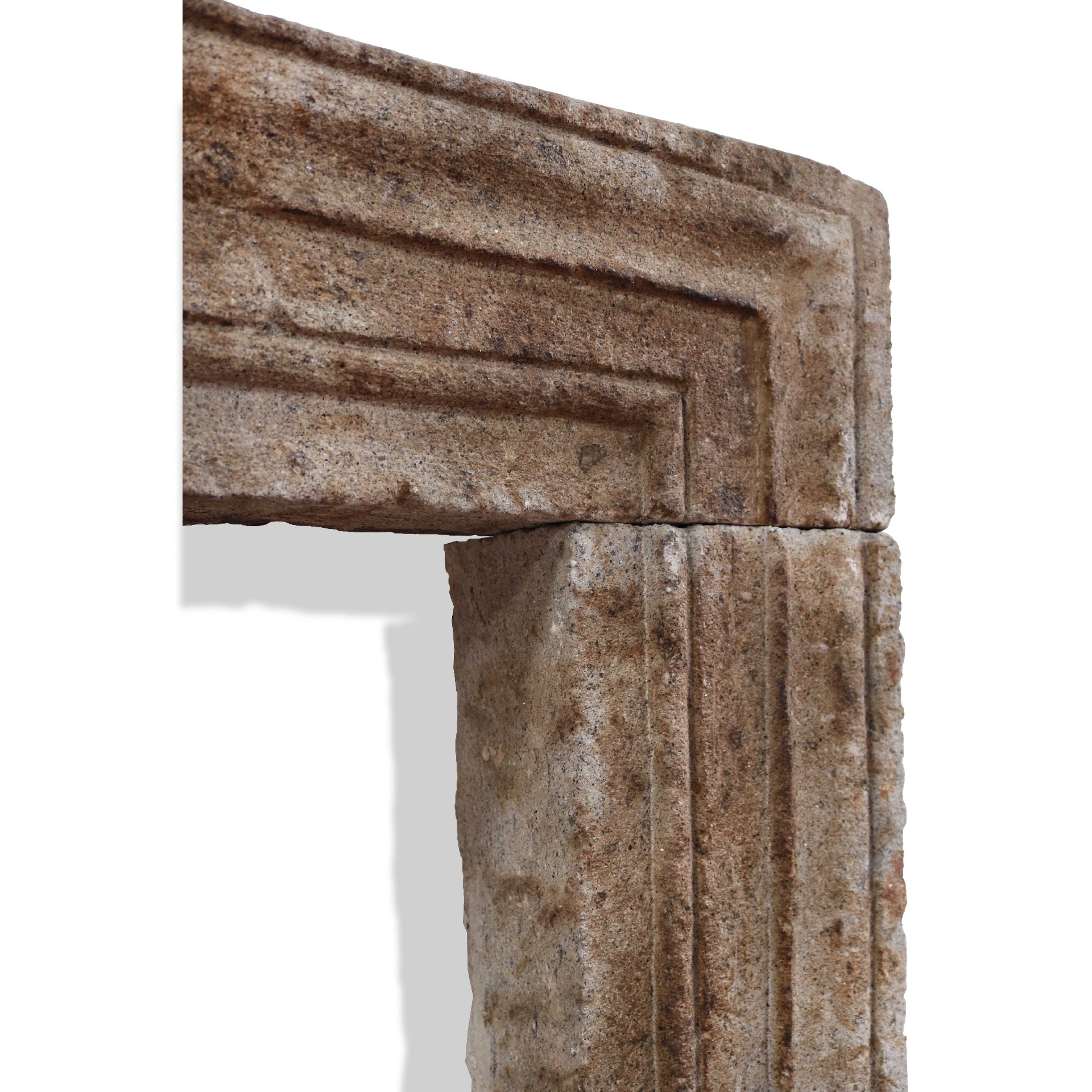 Antique stone fireplace, 142x114 cm h. - 1