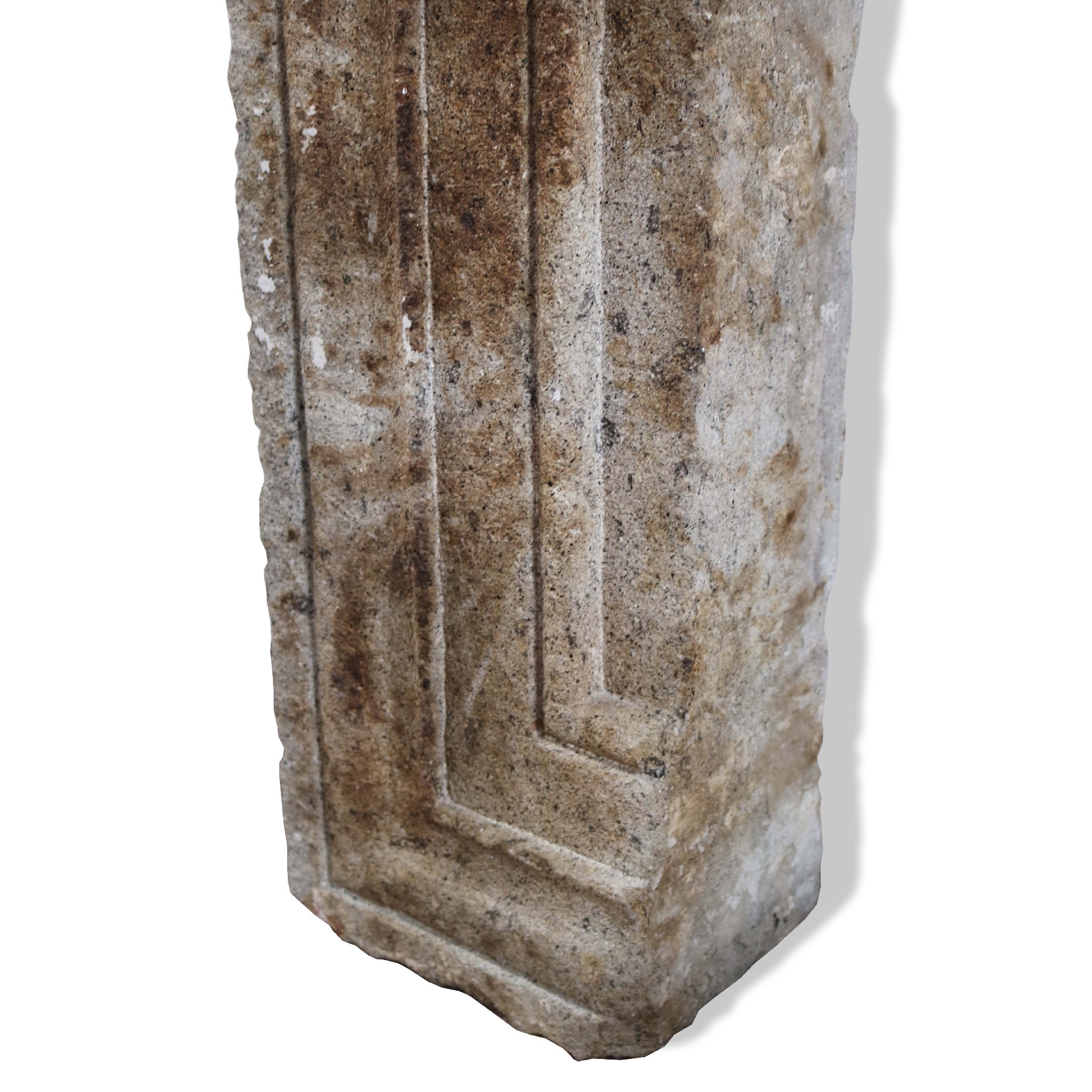 Antique stone fireplace, 142x114 cm h. - 1