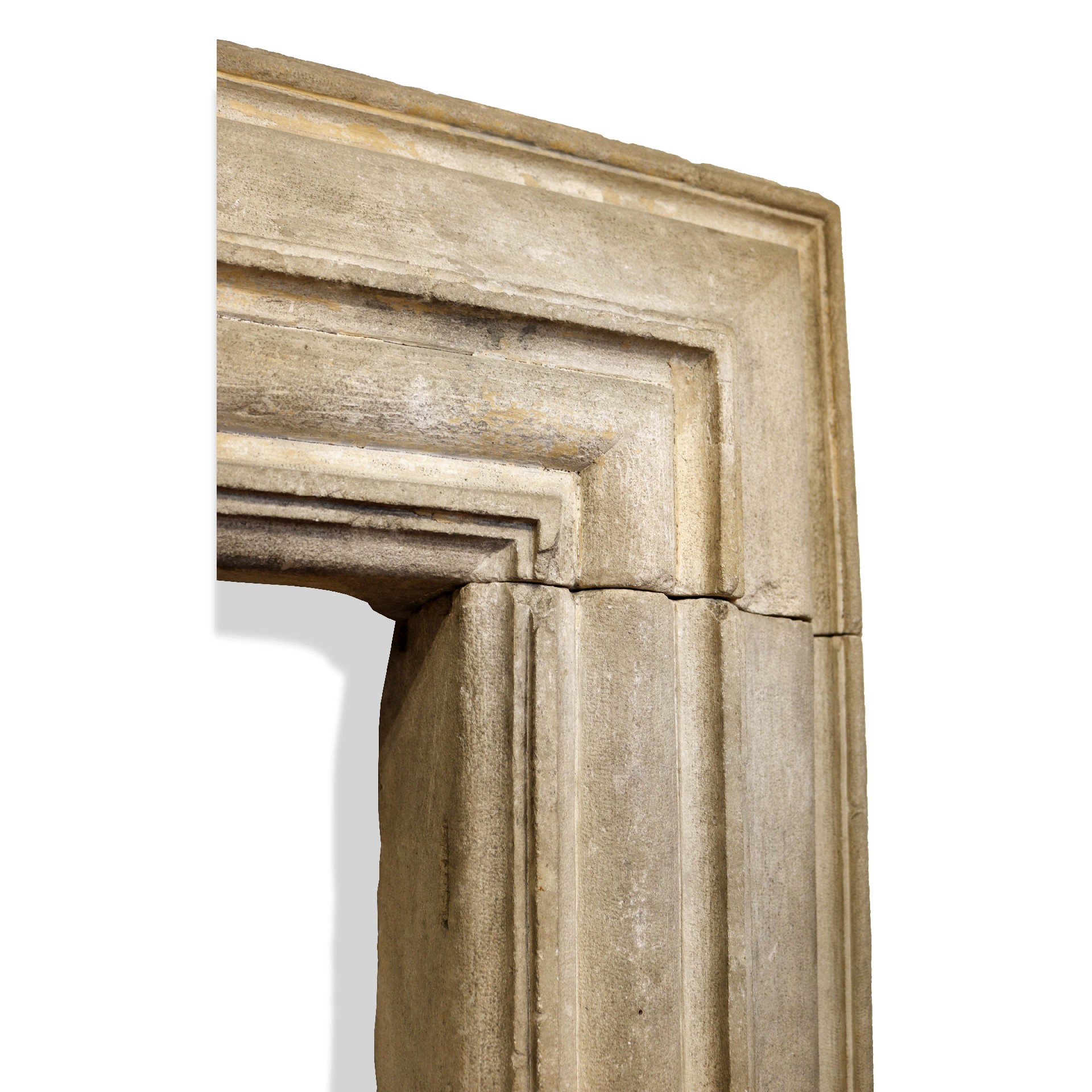 Antique stone fireplace, 248x180 cm h. - 1