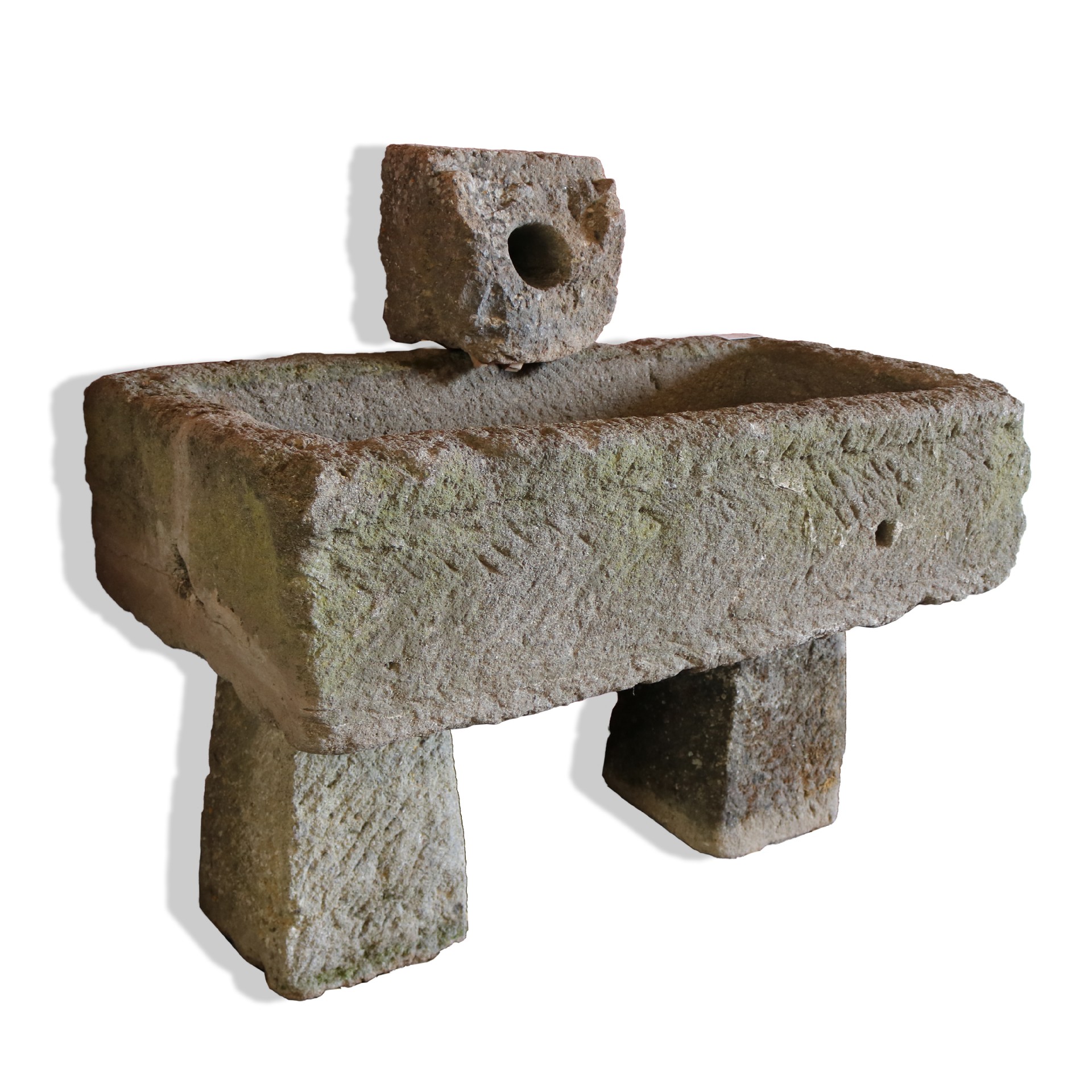 Antica fontana in pietra da muro. - Fontane Antiche - Arredo Giardino - Prodotti - Antichità Fiorillo