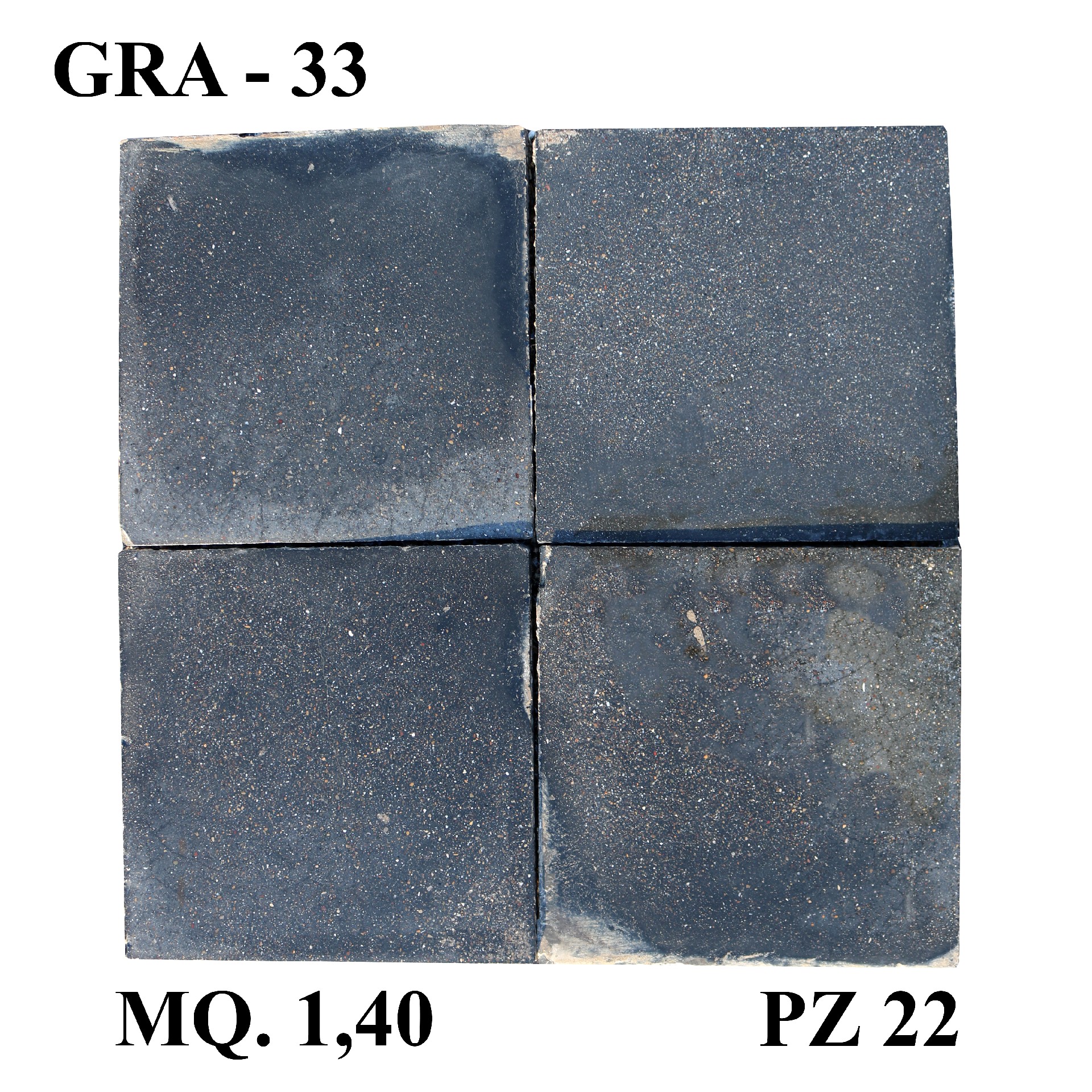 Antica pavimentazione in graniglia cm 25x25 - 1