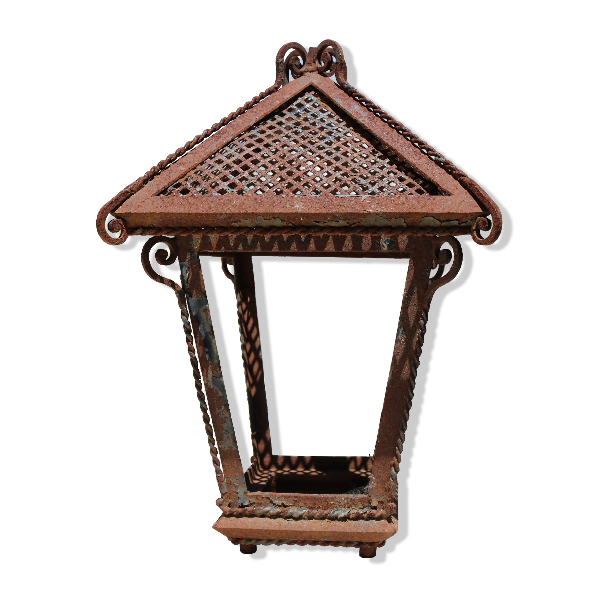 Antica lanterna in ferro - Lampioni Antichi - Arredo Giardino - Prodotti - Antichità Fiorillo