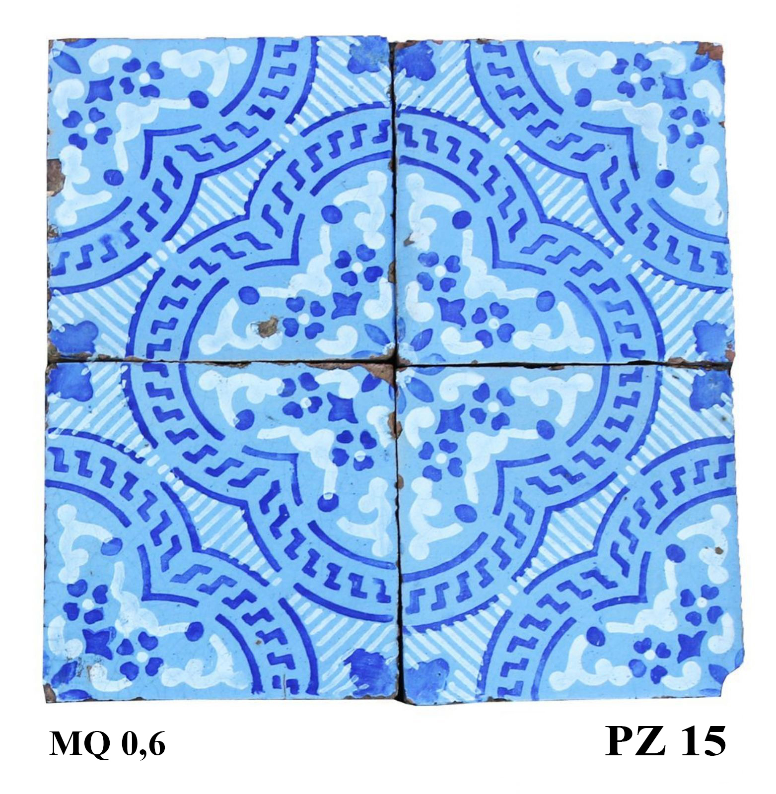 Antica pavimentazione in maiolica - 1