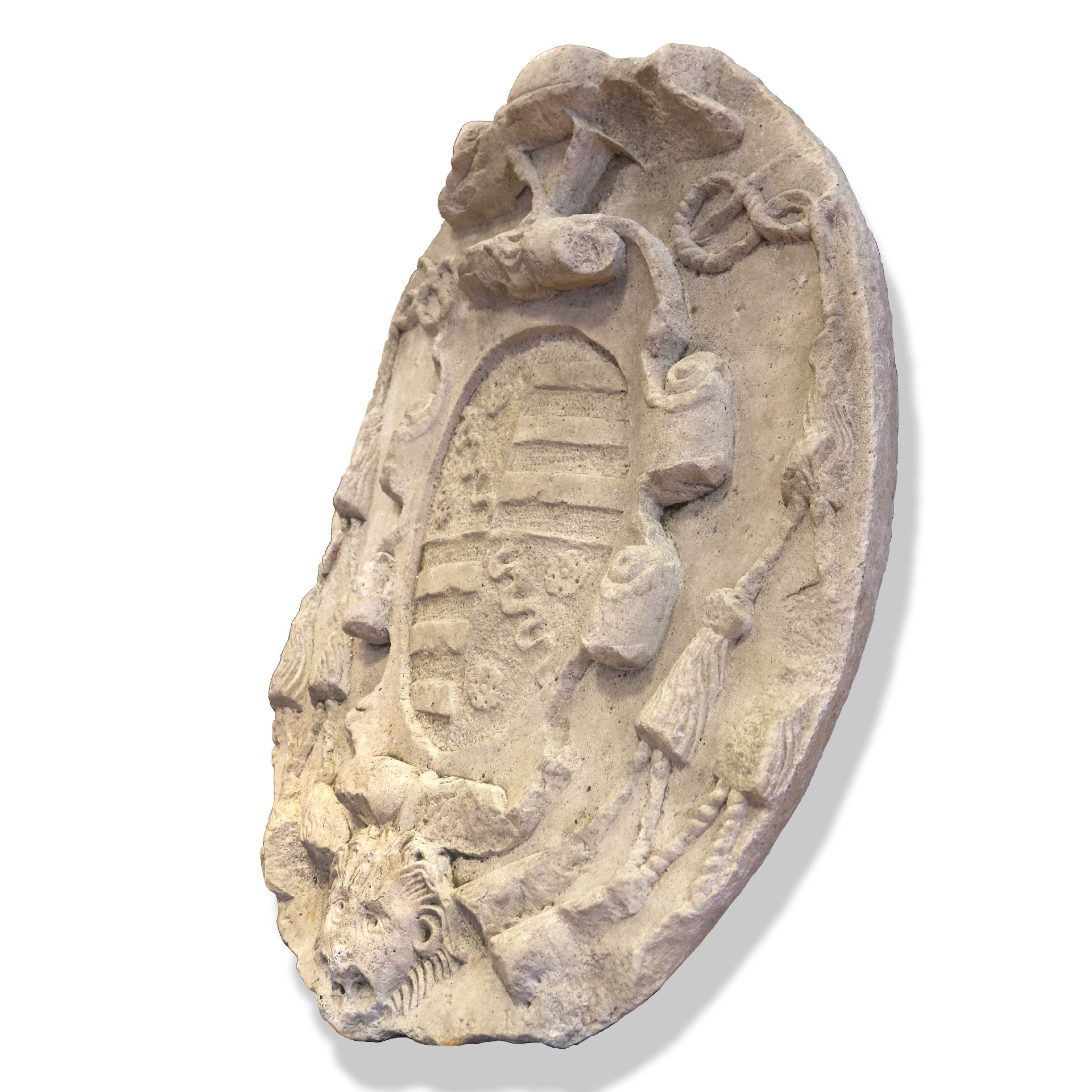 Ancient stone coat of arms. - 1