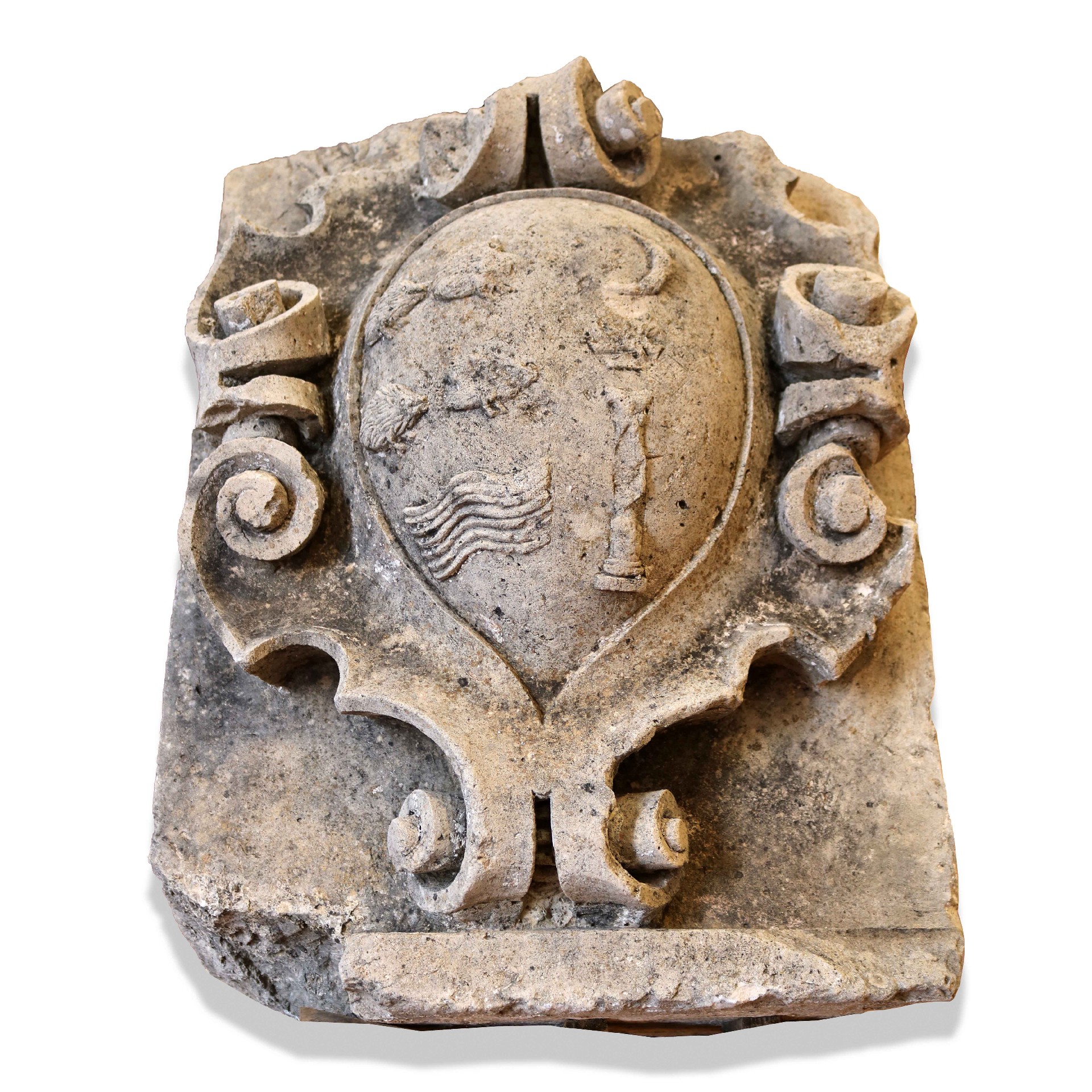 Ancient stone coat of arms. - 1