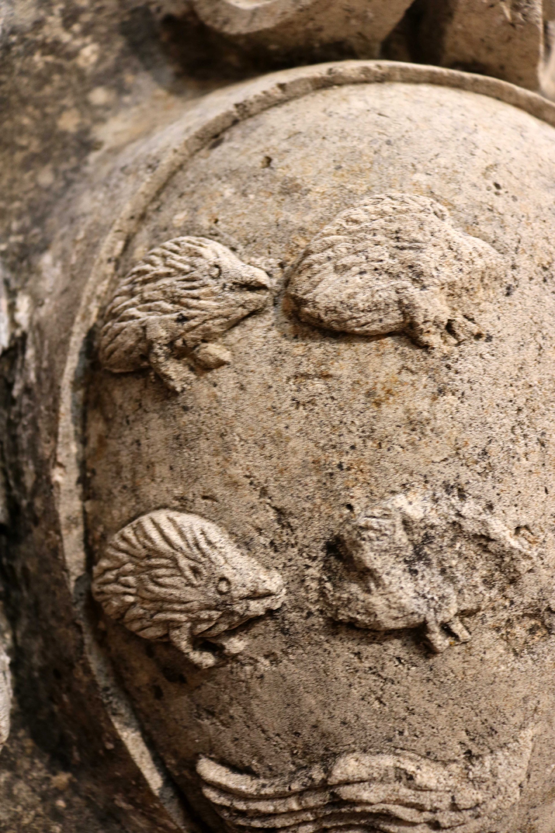 Ancient stone coat of arms. - 1