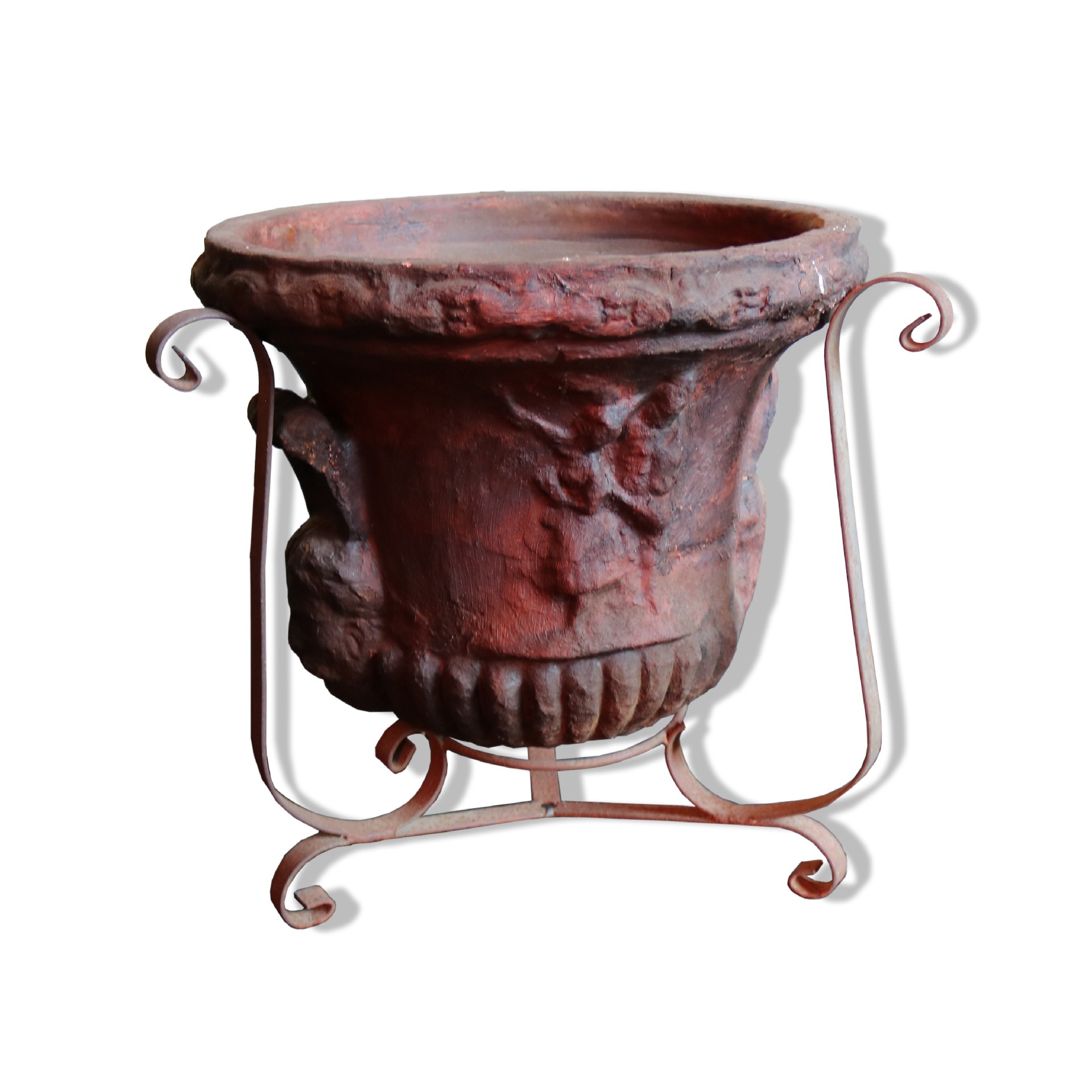 Antico vaso in terracotta. - 1