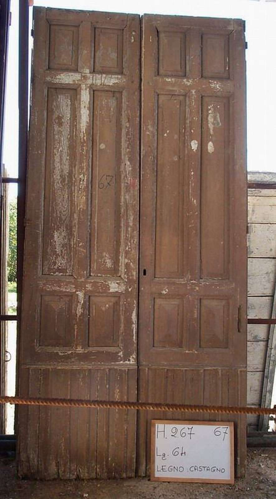 Antica porta in legno - Porte in Legno - Porte Antiche - Prodotti - Antichità Fiorillo