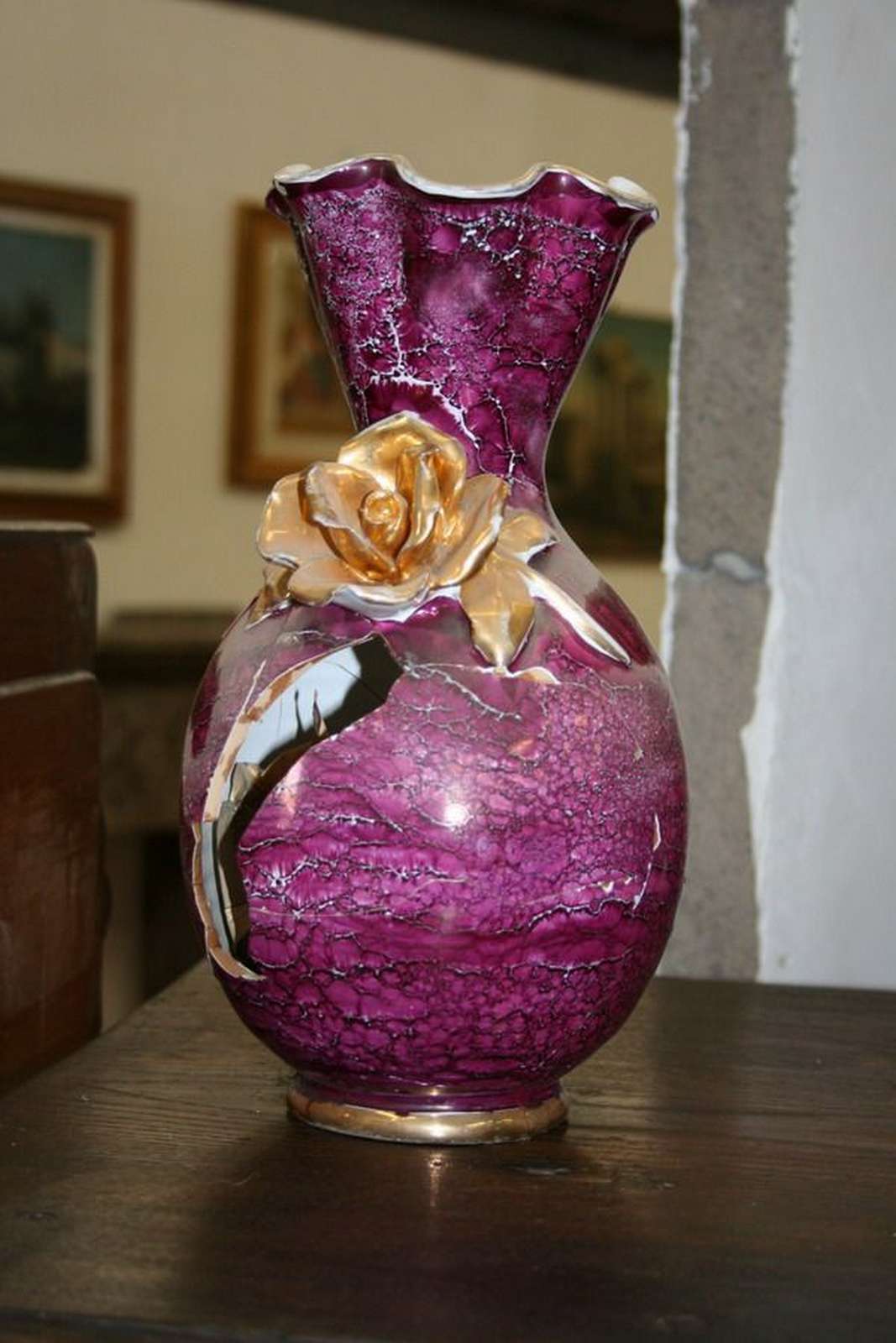 Antico vaso in maiolica - 1