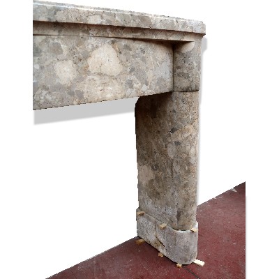 Antique stone fireplace, 109x102 h cm. 