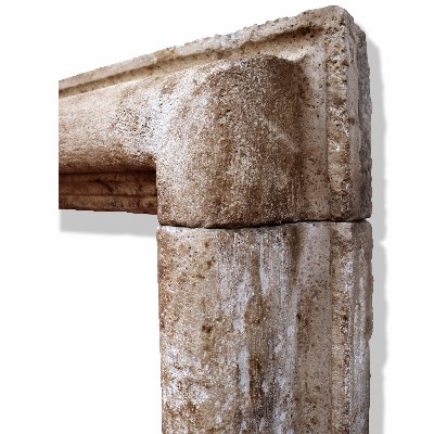 Antique stone fireplace, 170x125 cm h. 