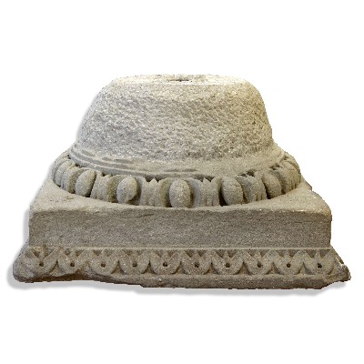 Ancient stone capital. 