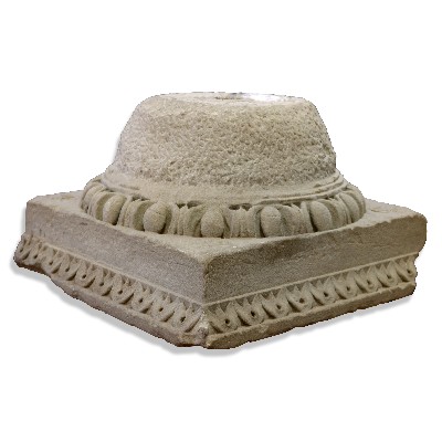 Ancient stone capital. 