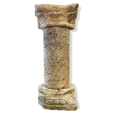 Ancient stone column. 