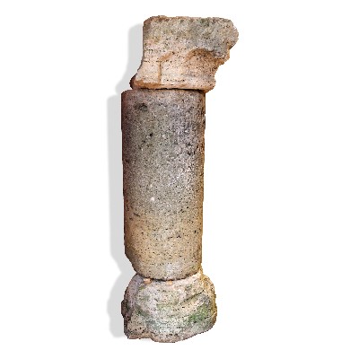 Ancient stone column. 