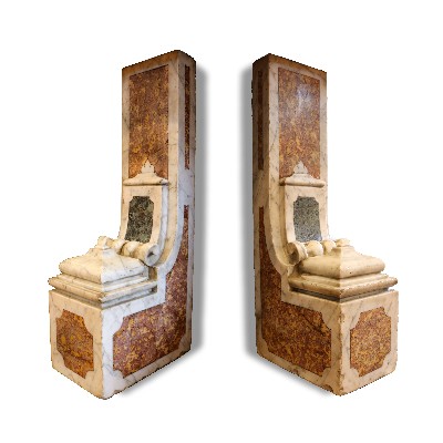 Antique marble console.  