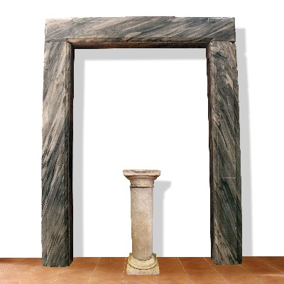 Ancient portal in marble. 