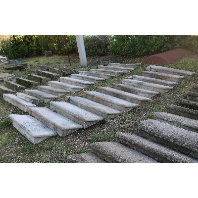 Ancient stone staircase. 