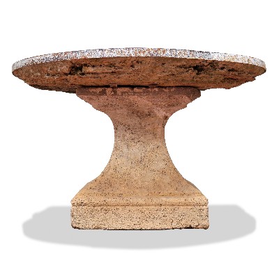 Antique stone table. 